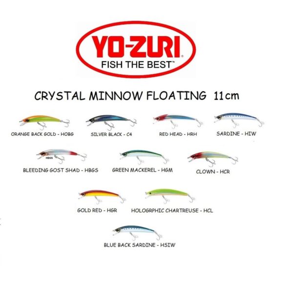 Yo Zuri Crystal Minnow All Floating 11 1250x1250 2